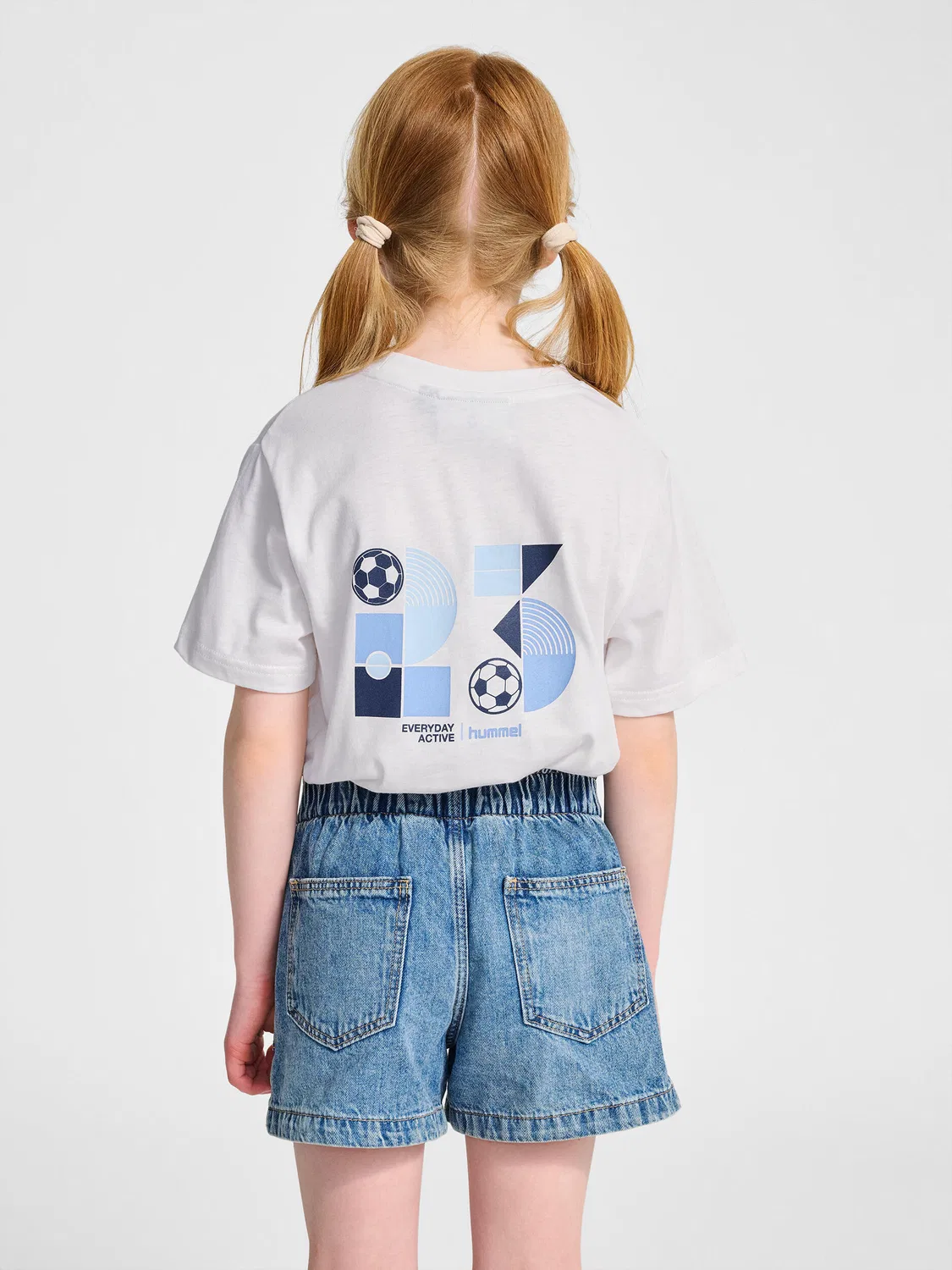 Детская футболка с графическим принтом Hmljr Graphic Hummel, Weiss — фото 2