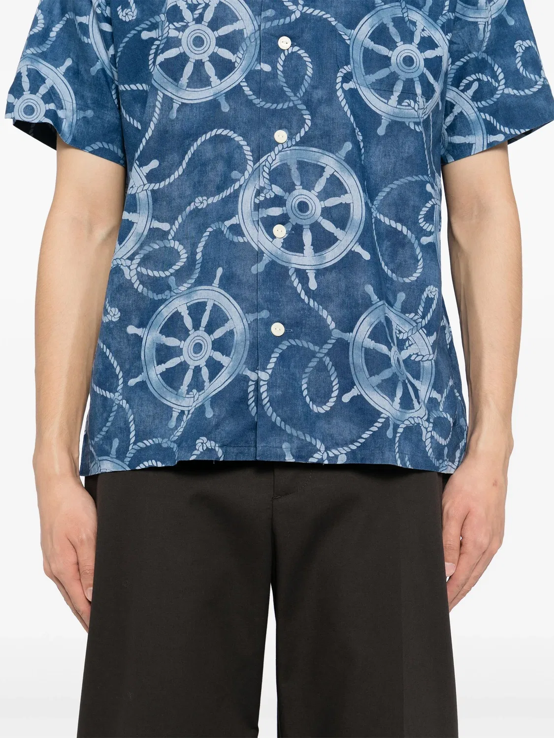 Polo Ralph Lauren Рубашка Vacation синяя — фото 2