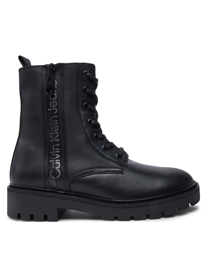 

Ботильоны Calvin Klein Jeans Combat Mid Laceup Zip Wn YW0YW01035, черный