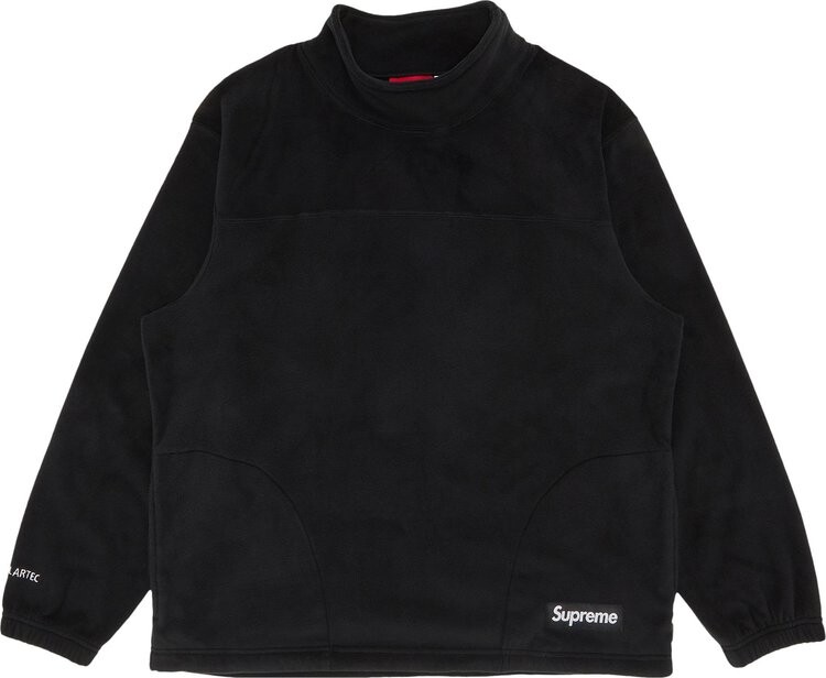 

Пуловер Supreme x Polartec Mock Neck Pullover 'Black', черный