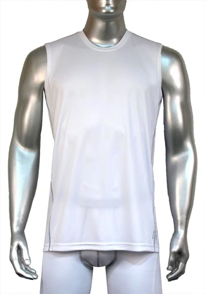 Мужская майка-борцовка Flex 360 adidas, White/Thunder Grey
