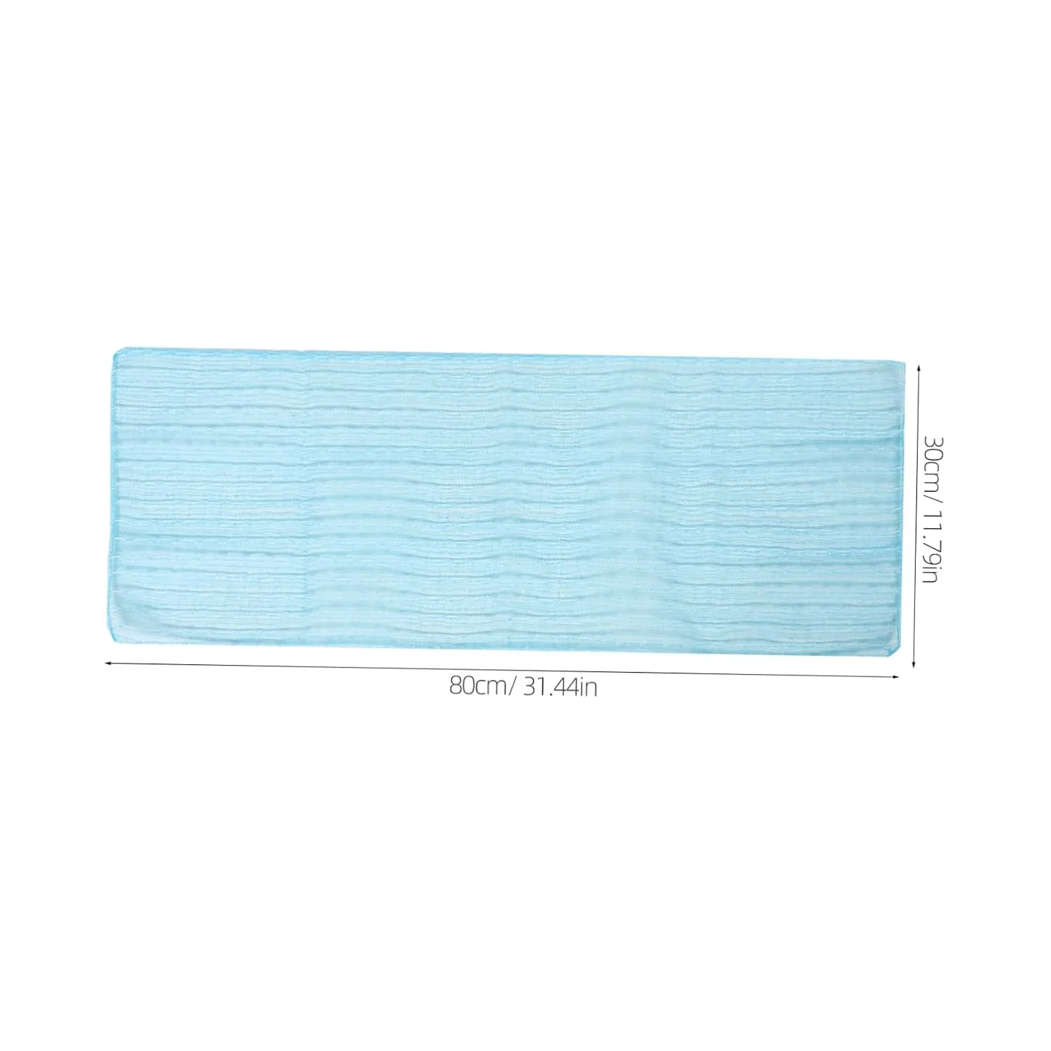 Мочалка для тела из нейлона, VICASKY, 91x30 см, Sky Blue — фото 2