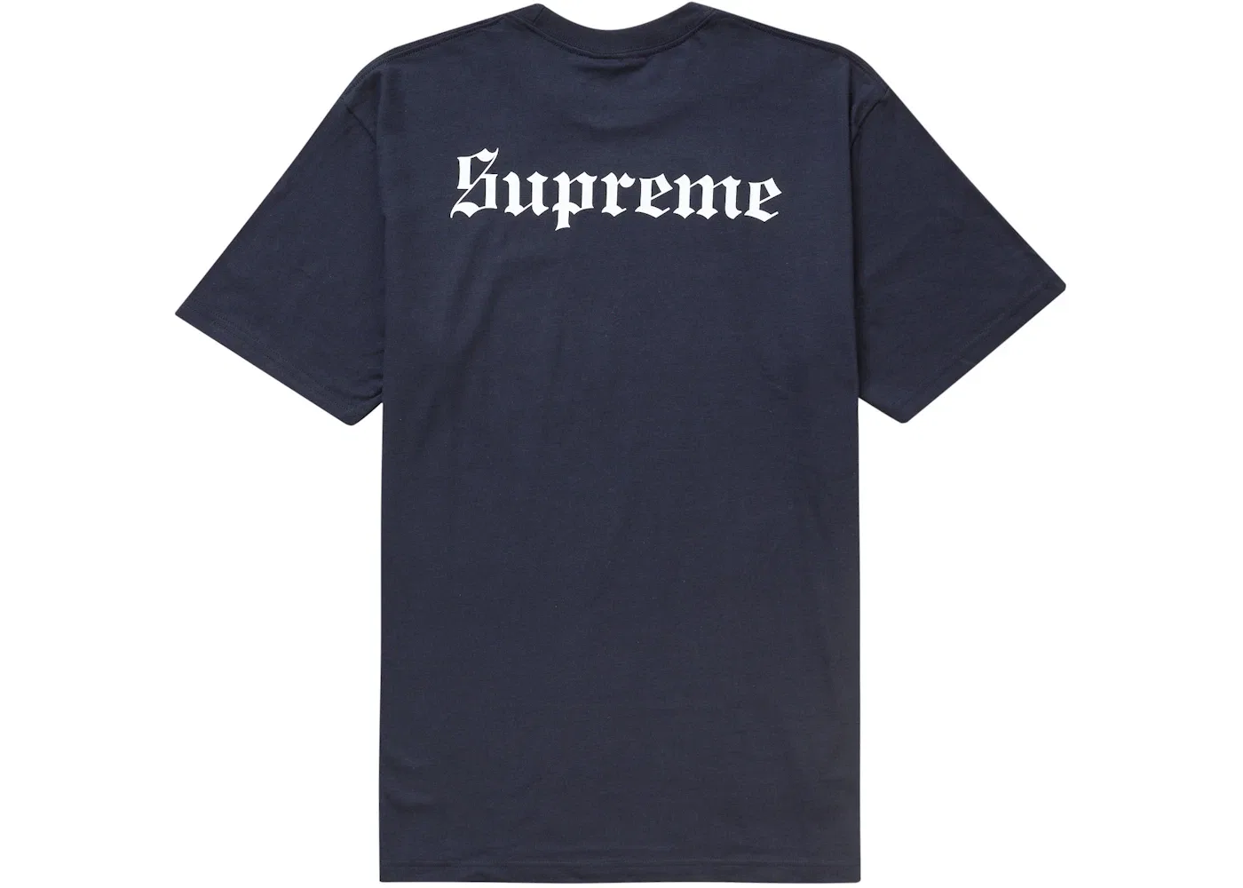 Мужская футболка с принтом Supreme Snow White Tee Supreme, Navy — фото 2