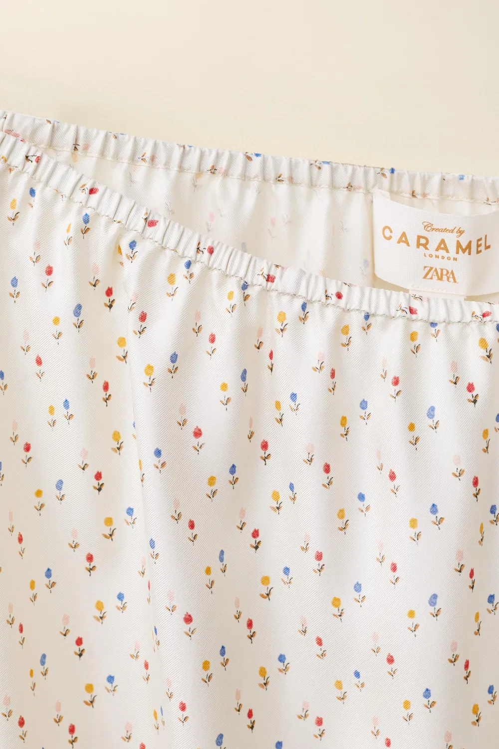 Юбка из 100% шелка, созданная в сотрудничестве Caramel London и Zara, Printed — фото 4