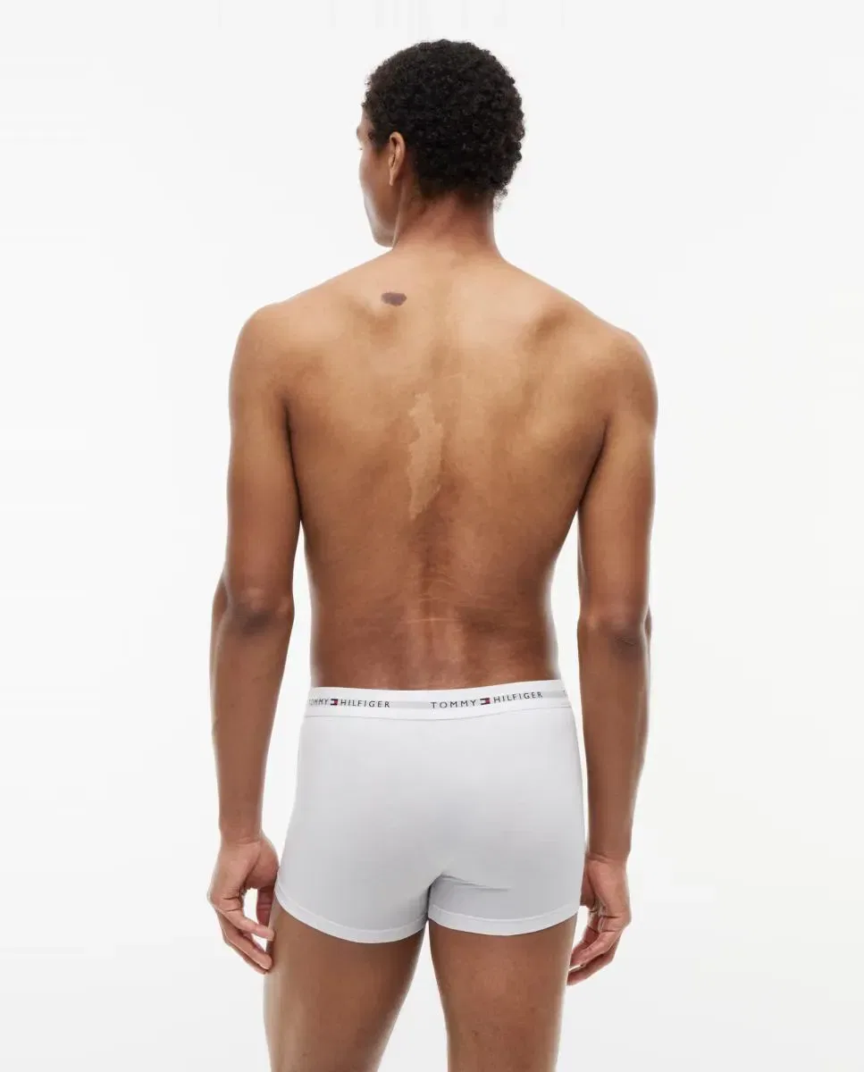 Мужские боксеры хлопковые набор 3 шт Tommy Hilfiger, Blanco — фото 3