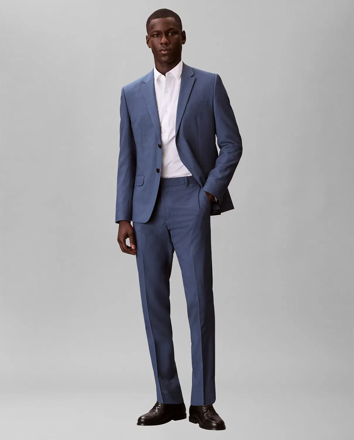 Мужские брюки костюмные с принтом Calvin Klein, Azul