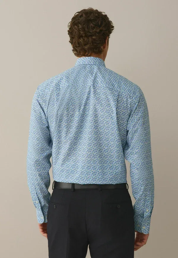 Комплект: рубашка с принтом Set Next, ditsy navy blue, темно-синий — фото 3