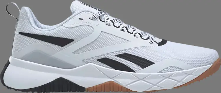 

Кроссовки nfx 'white black gum' Reebok, белый