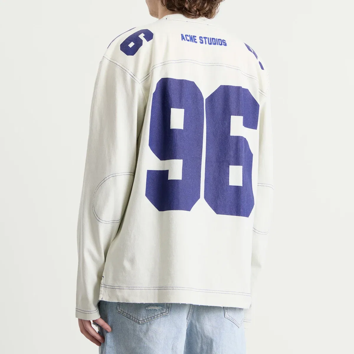 Лонгслив с длинным рукавом Exfold Acne Studios, Oat Beige — фото 3