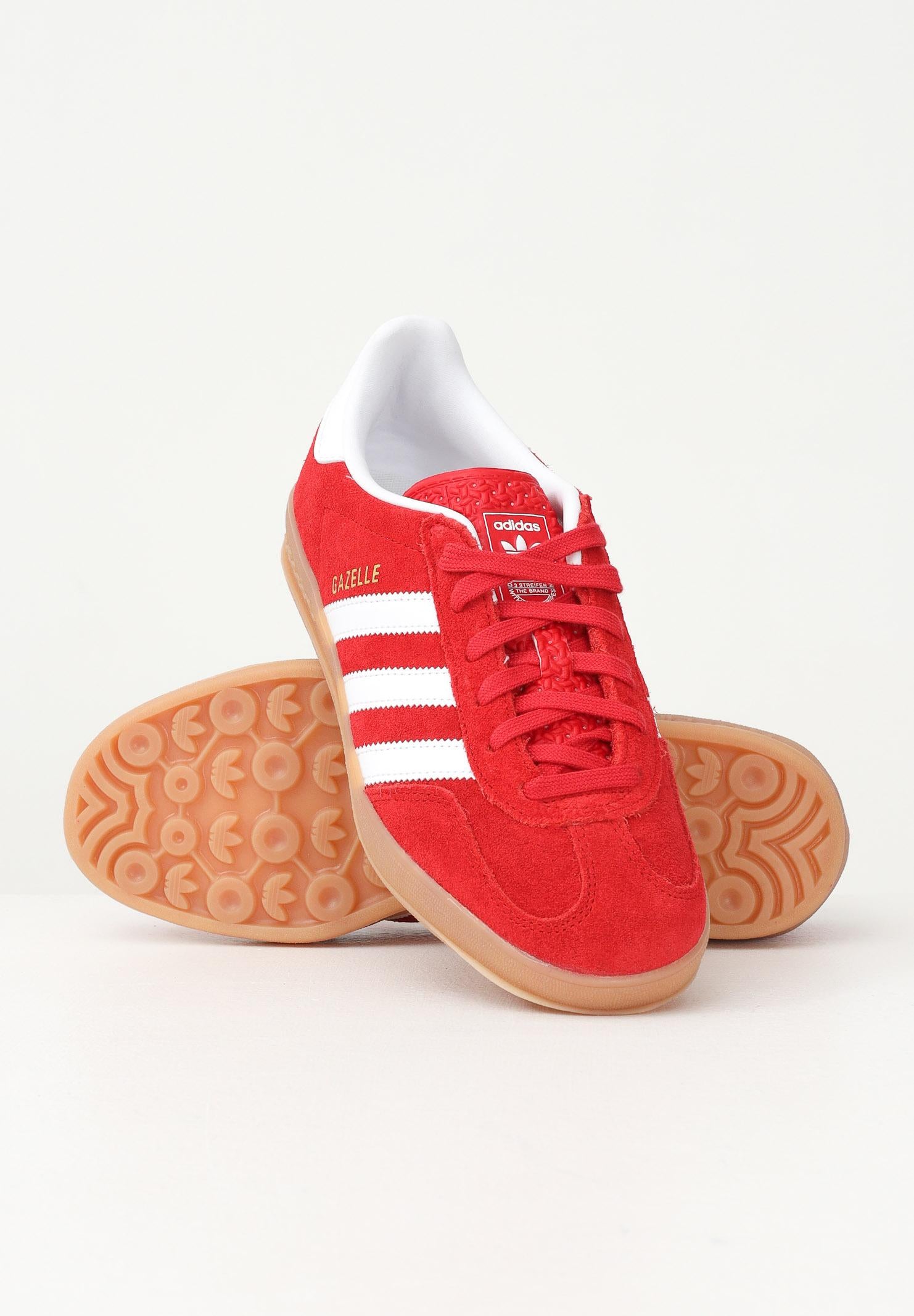 Кроссовки Adidas Gazelle Indoor JI2063, красный — фото 3