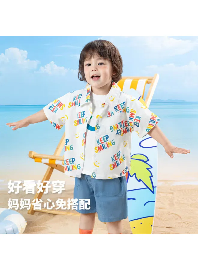 Комплект из футболки и штанов свободный с принтом Bornbay, разноцветный — фото 3