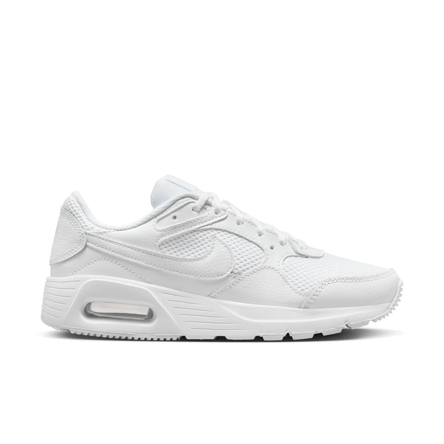 Детские кроссовки для мальчиков с шнуровкой NIKE Air Max SC NIKE, White — фото 3