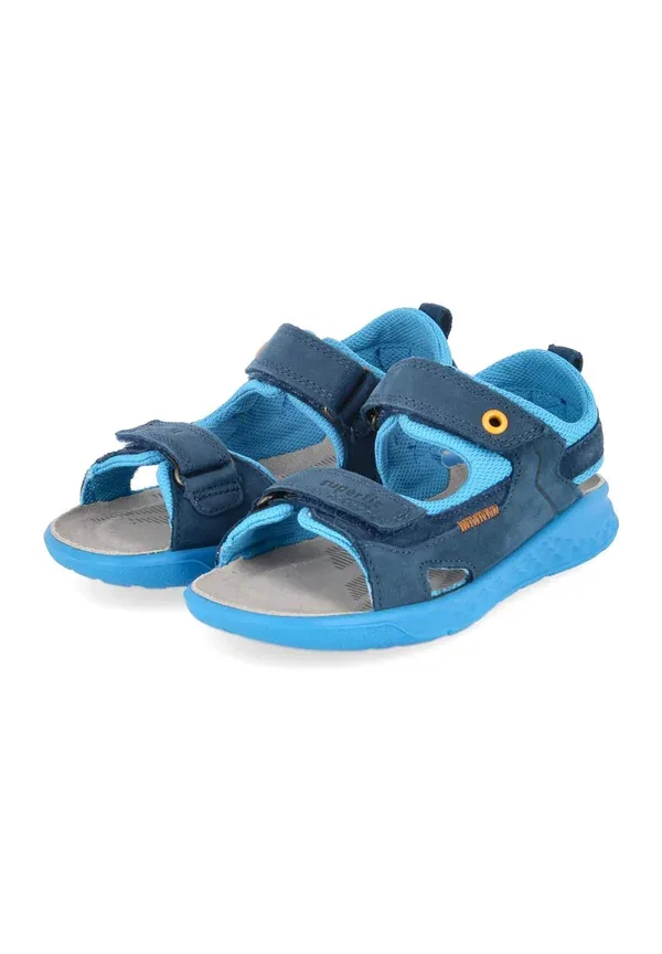 Сандалии с открытым носом Lagoon midi Superfit, blau/orange, синий/оранжевый