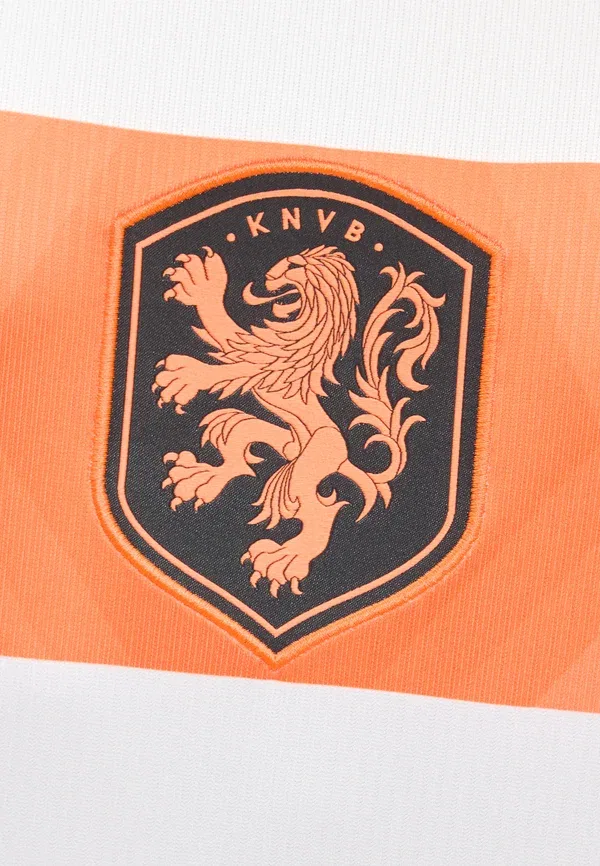 Футбольная джерси с вышивкой Netherlands 2026/27 Stadium Away Nike Performance White/Hyper Crimson/Black, белый/черный/малиновый — фото 4
