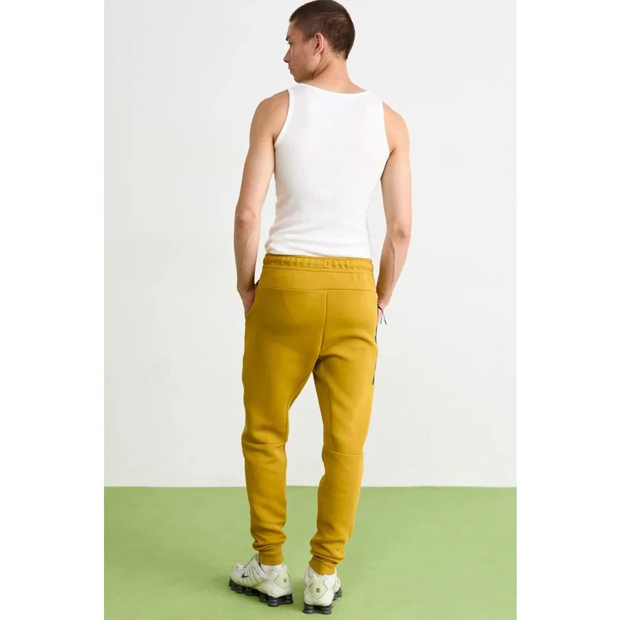 Штаны спортивные Nike Tech Fleece Jogger, Коричневый — фото 3