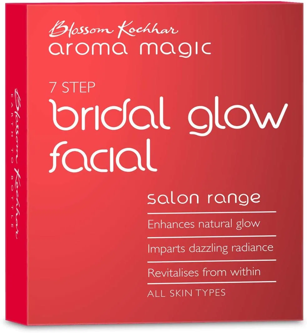 Набор для лица Bridal Glow Facial Kit Aroma Magic 7-в-1 с экстрактами куркумы и апельсина