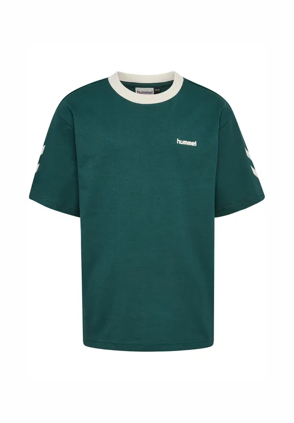 Футболка Hummel Hmljr loose chevron t-shirt ss print t-shirt, цвет июньский жук