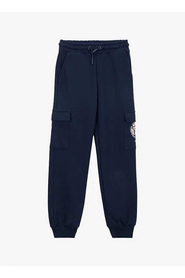Детские спортивные штаны для мальчиков с эластичным манжетом Jeep, Navy Blue