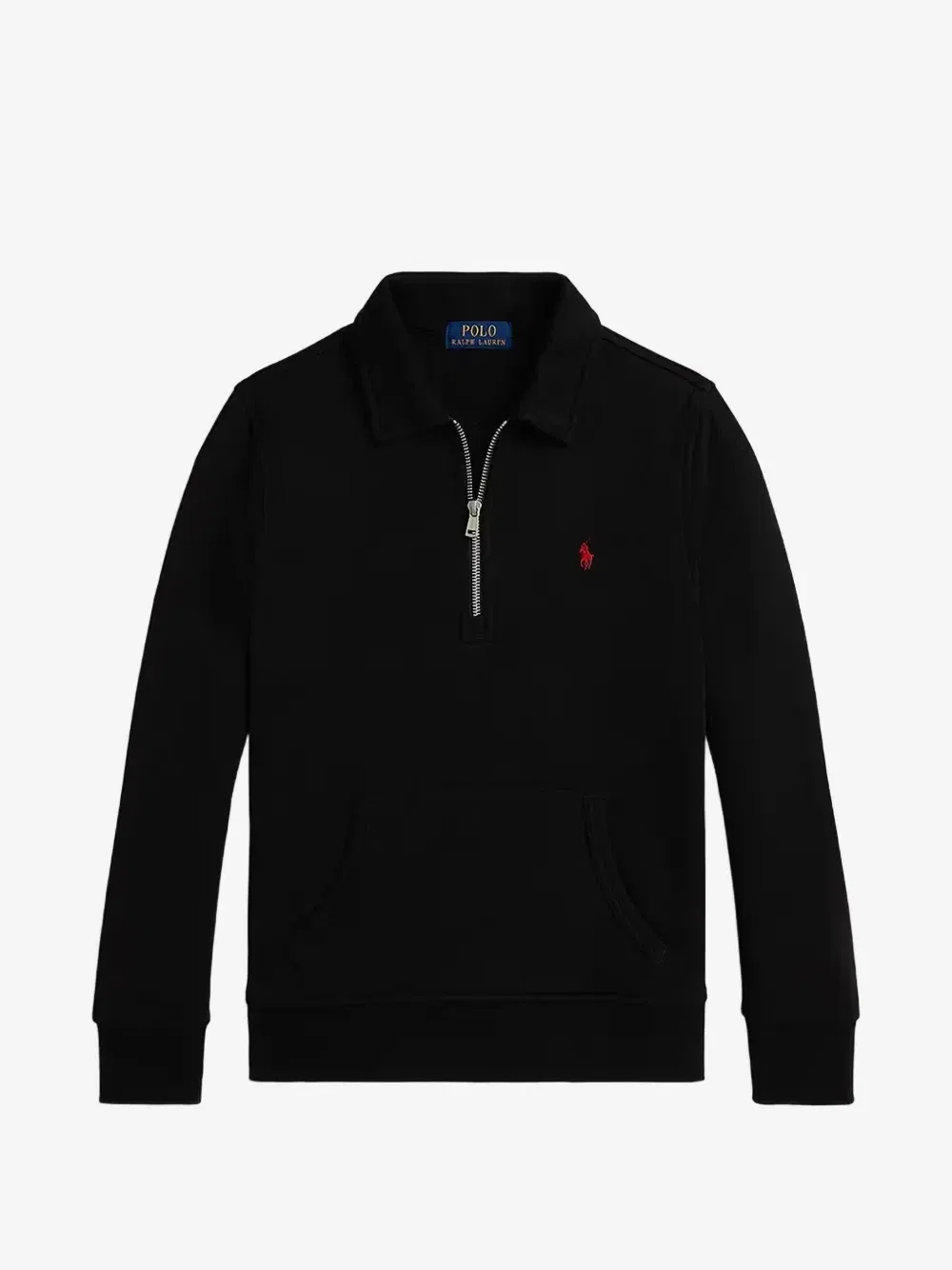 Толстовка с флисовым воротником POLO RALPH LAUREN KIDS, черный