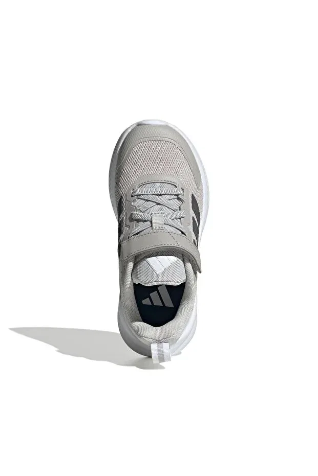 Детские кроссовки для девочек с полосками Fortarun 4.0 el c Adidas, Grey One-Grey Five — фото 3