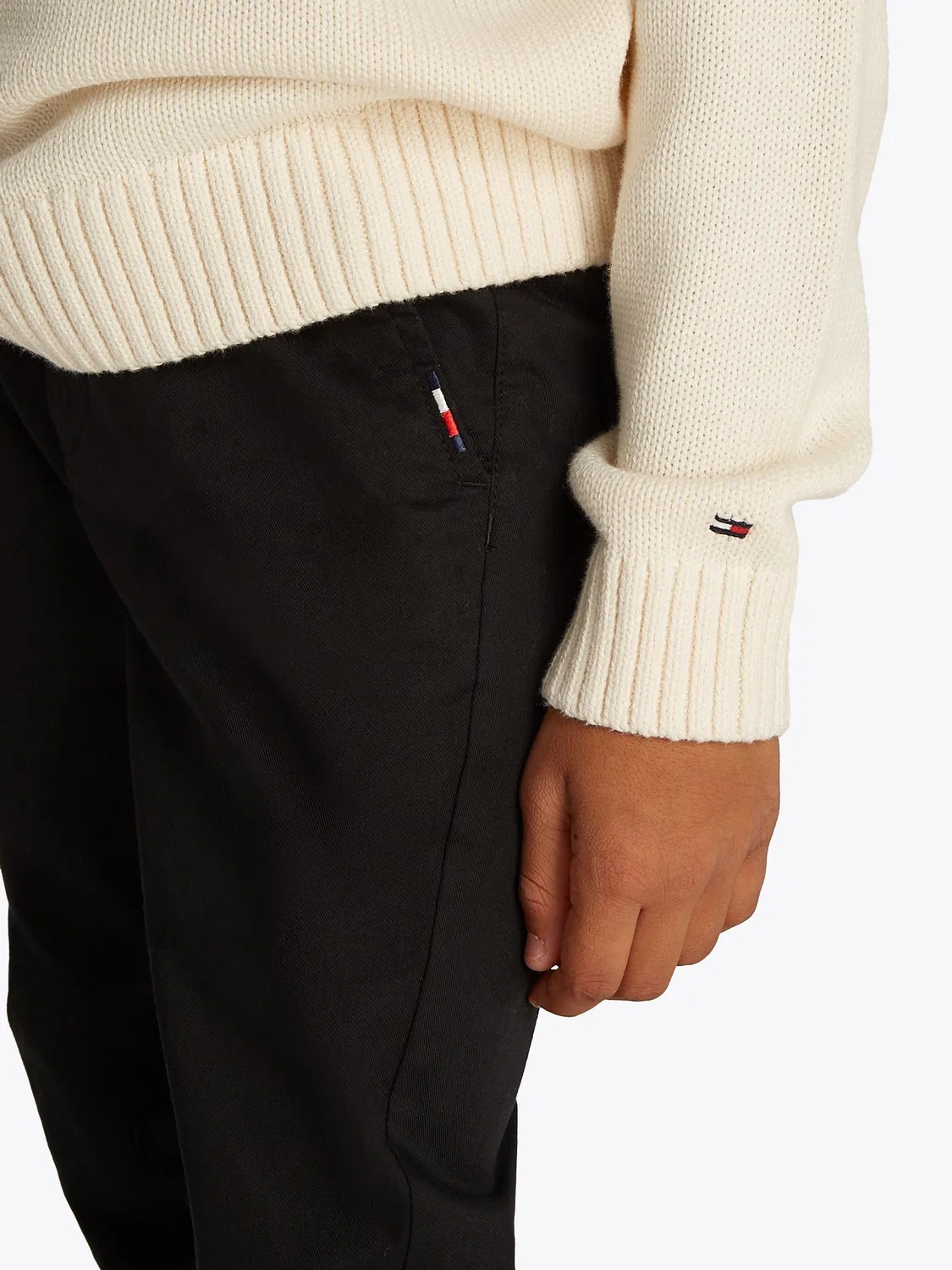 Чиносы из стрейч-твила Regular Fit, 1985 Tommy Hilfiger, черный — фото 4