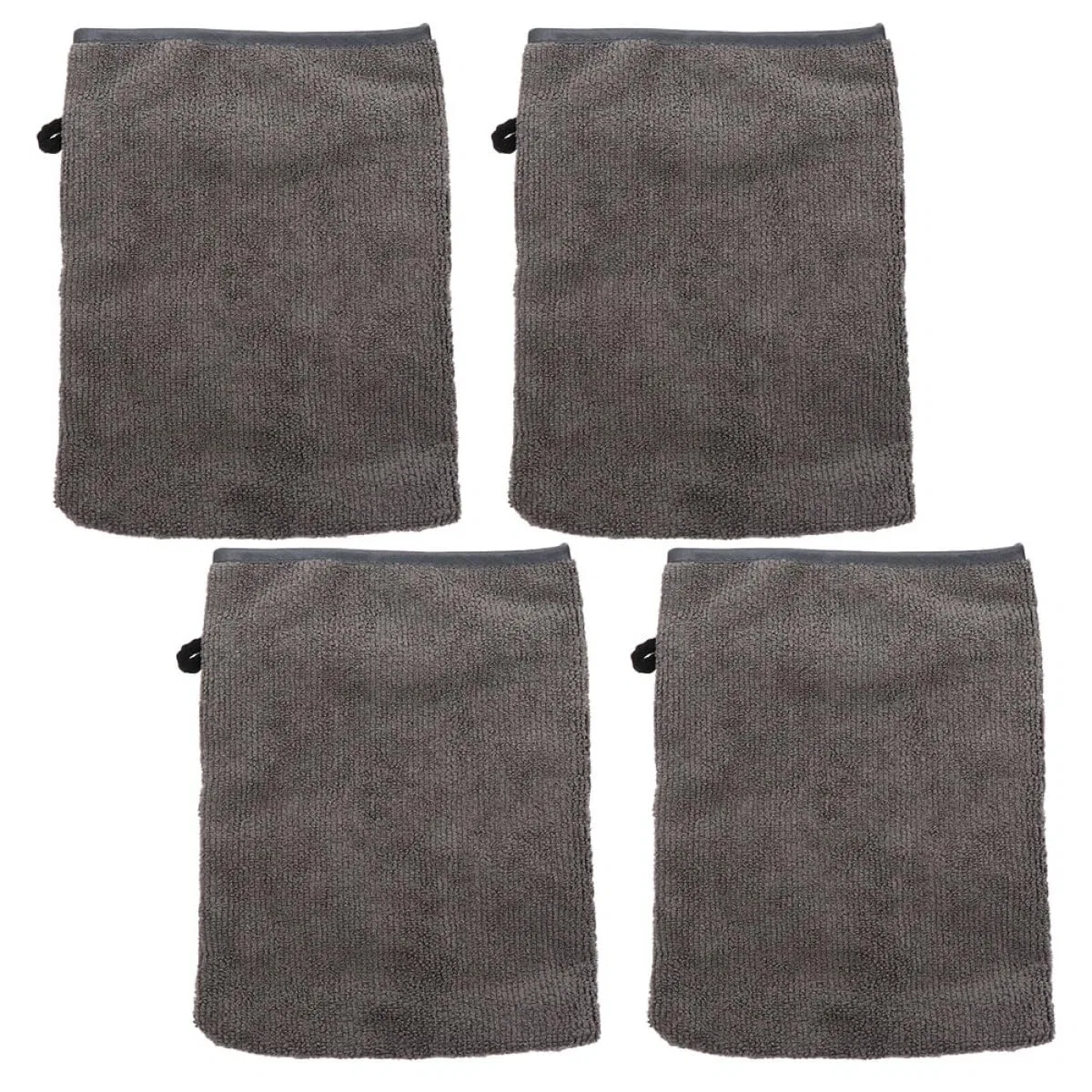 Набор салфеток для снятия макияжа, Generisch, 4 шт, 20.7x14x0.5 см, Серо-Черный