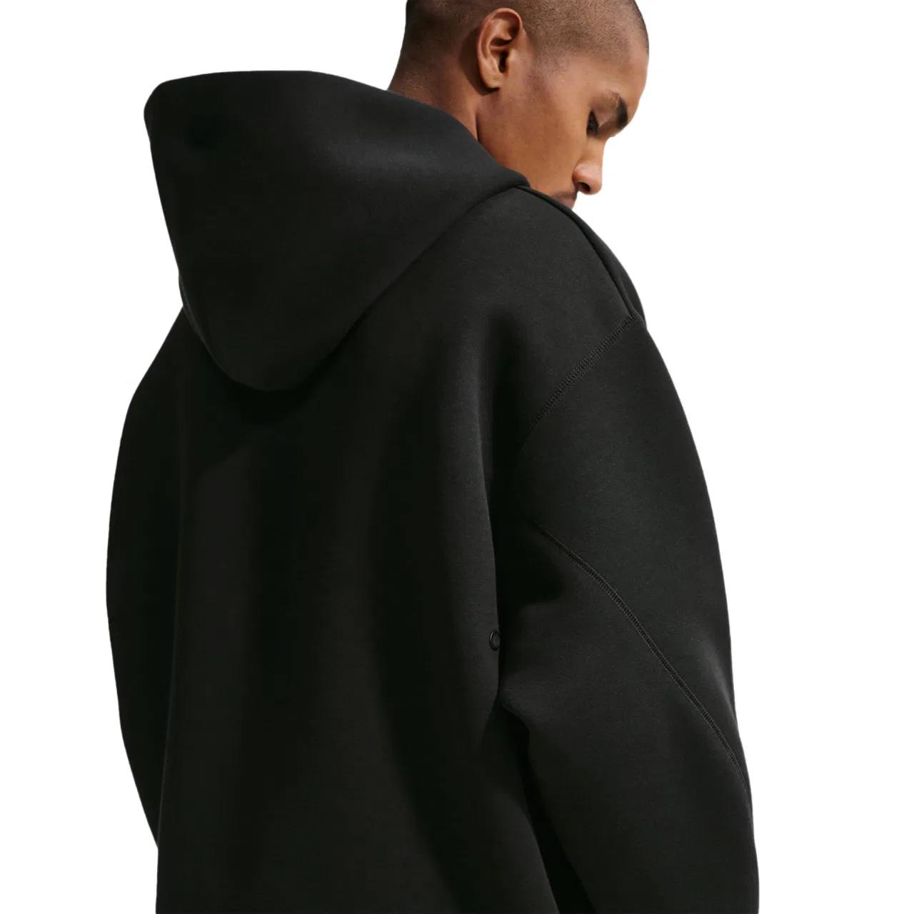 Мужское худи Nike Tech Ergo Pullover, черный — фото 2