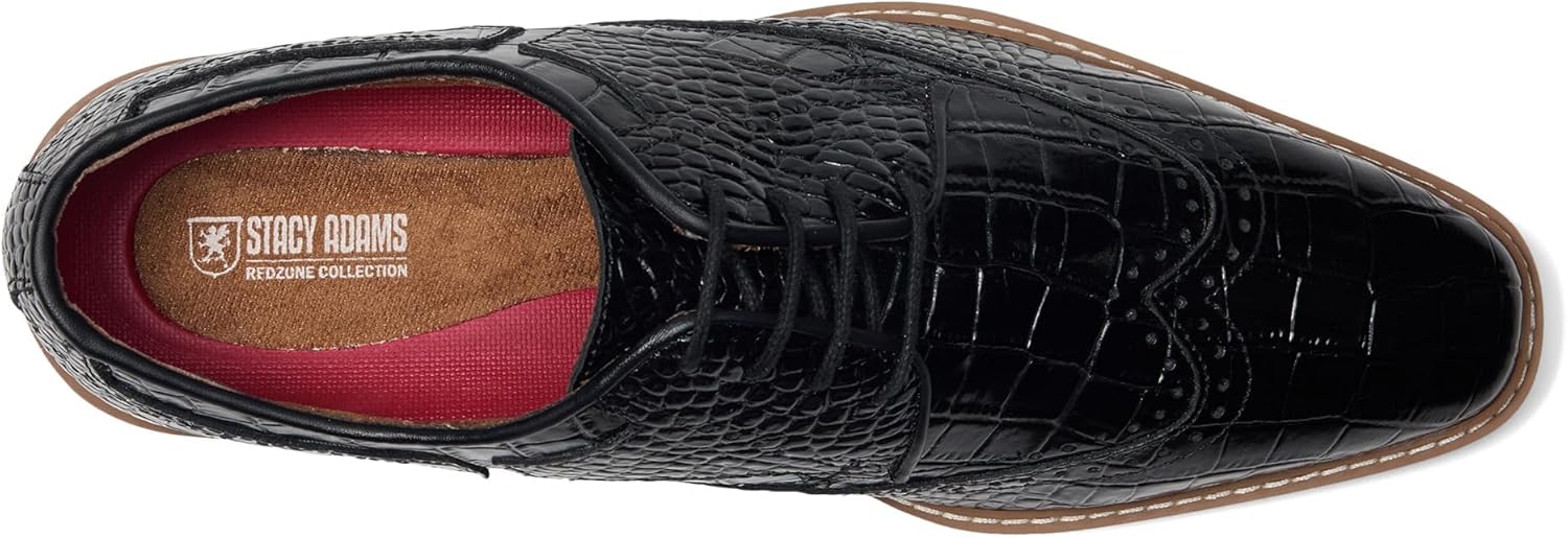 Мужские оксфорды Stacy Adams Alario Wingtip, черный — фото 2