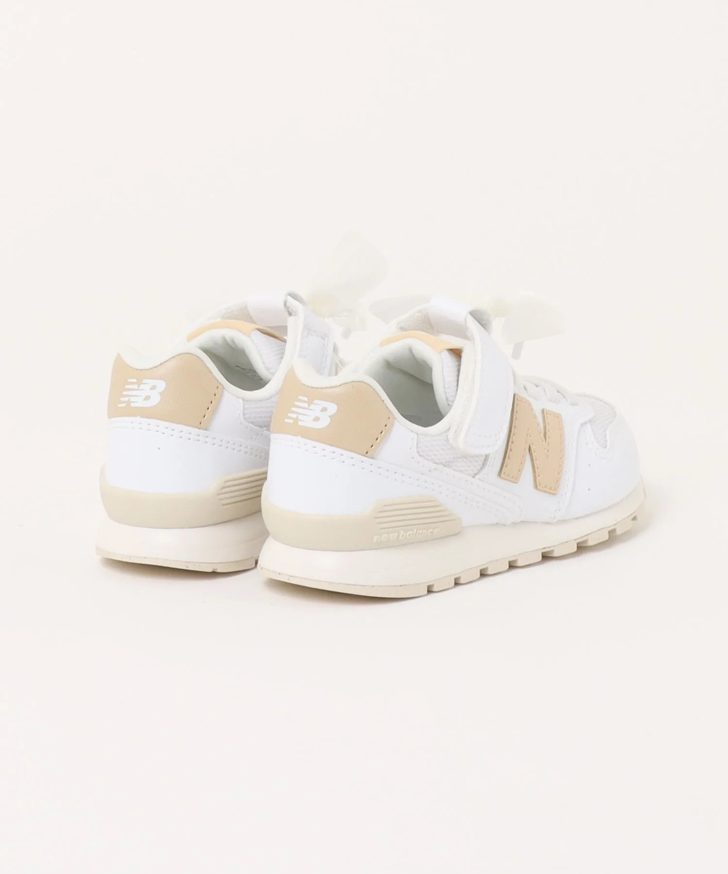 Детские кроссовки с липучками New Balance 996 v3 Y996 1JA белые — фото 2