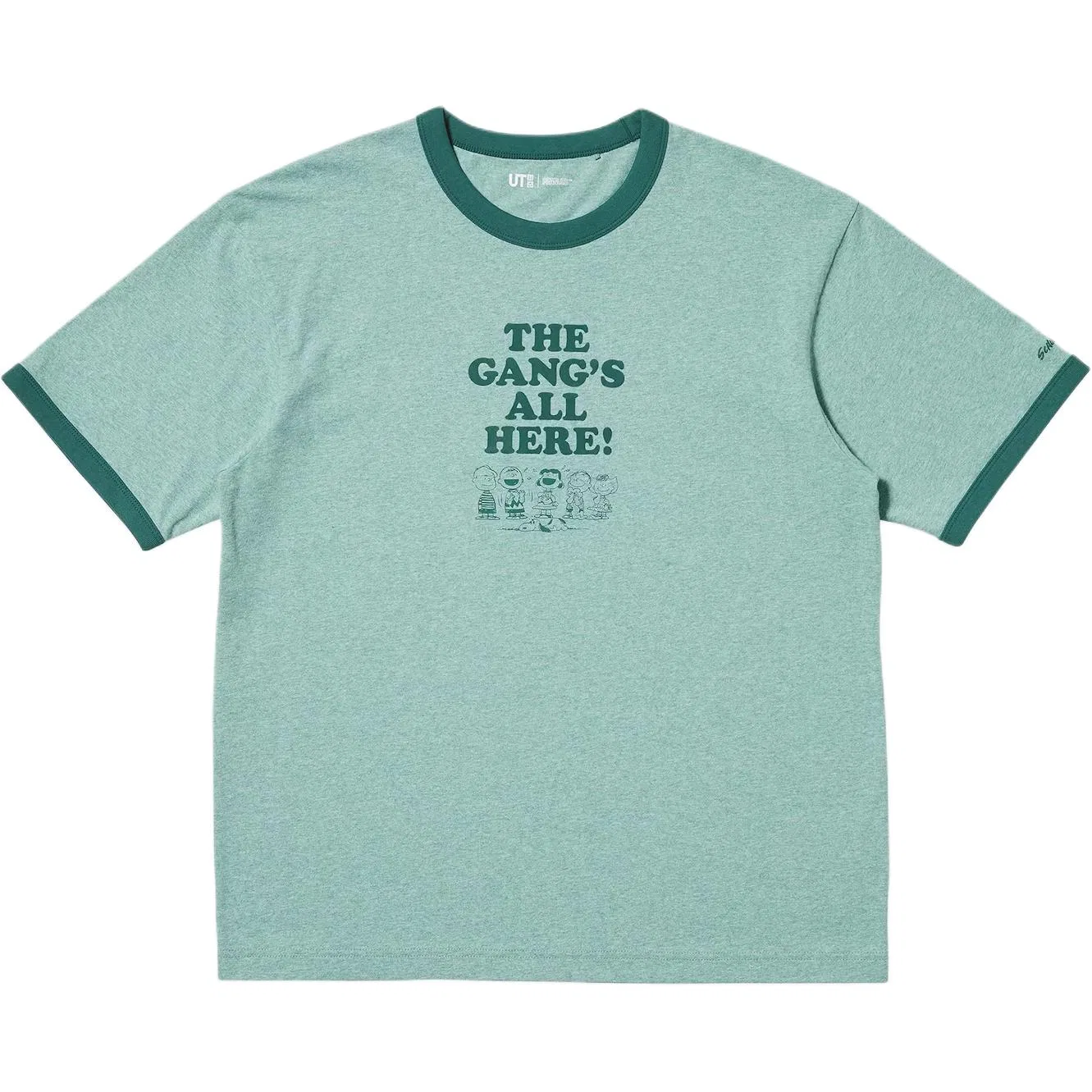 Детская футболка с круглым вырезом Unisex Green UNIQLO, Green