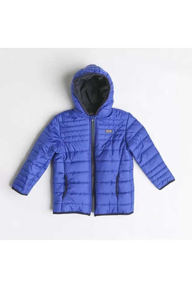 Детское пальто для мальчиков с капюшоном Nanica Kids, Blue