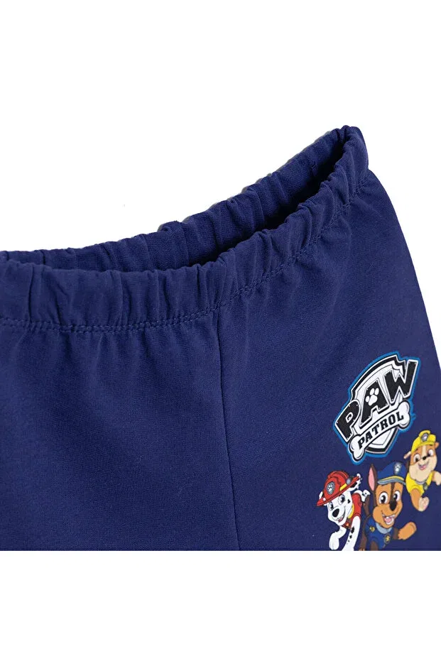 Детские шорты для мальчиков с принтом Paw Patrol Nickelodeon, Navy Blue — фото 3