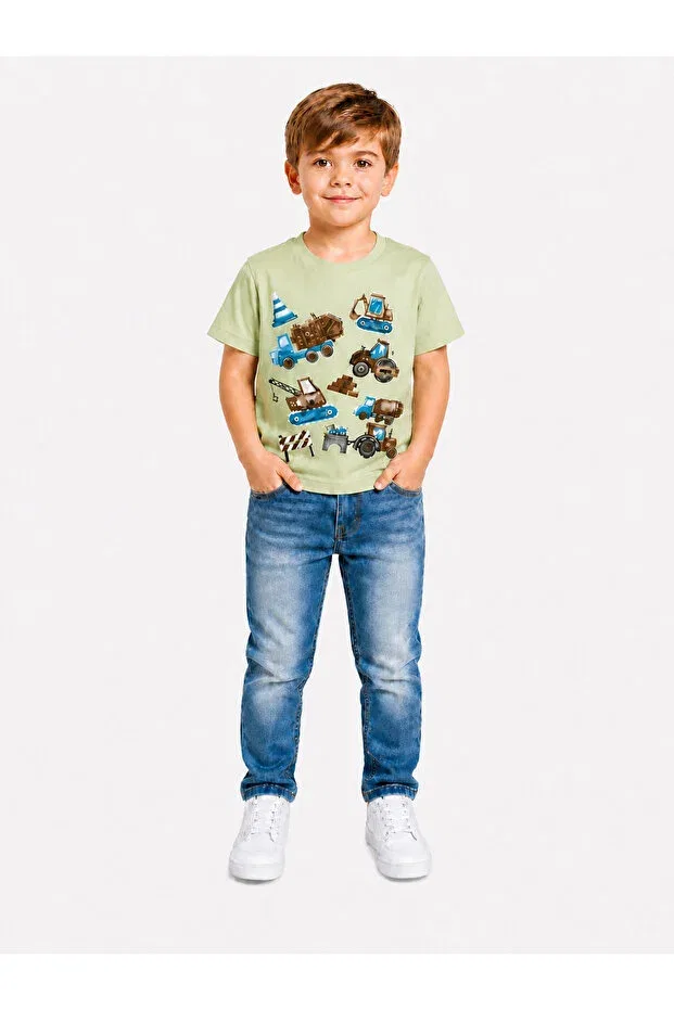 Детская футболка для мальчиков хлопковая Yale Kids, Green