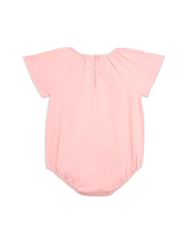 Детский боди-комбинезон с принтом Dori Beach Bear Burberry, Peony Pink — фото 2
