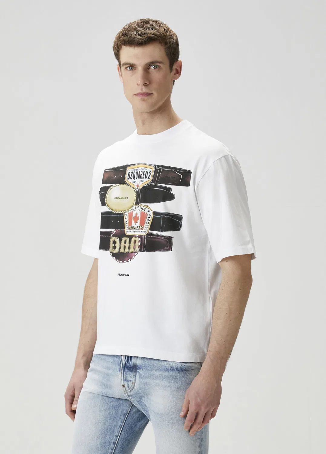 Футболка Dsquared2 Iconique, белый — фото 3