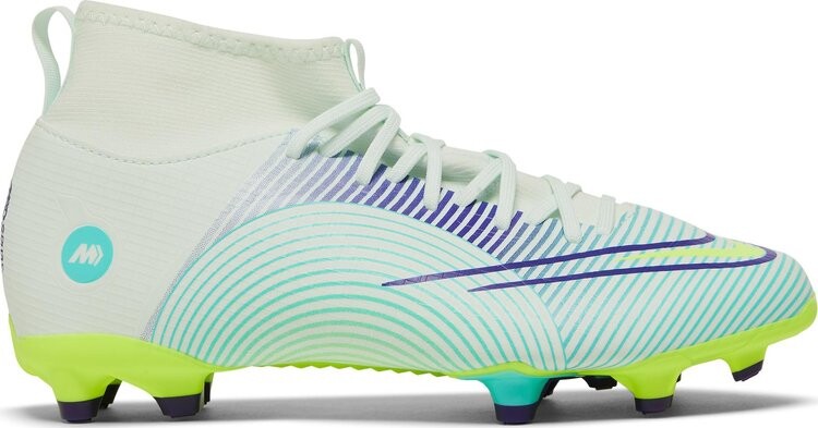 

Бутсы Nike Mercurial Superfly 8 Academy MG GS 'Dream Speed - Barely Green Electro Purple', зеленый