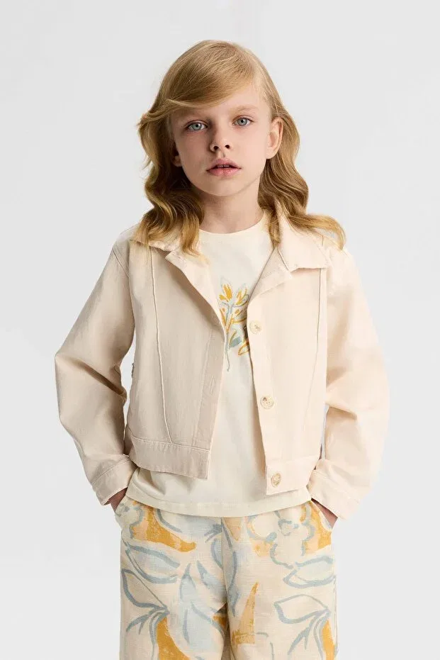 Детская куртка из овечьей шерсти nk-31509-y Nk Kids — фото 2