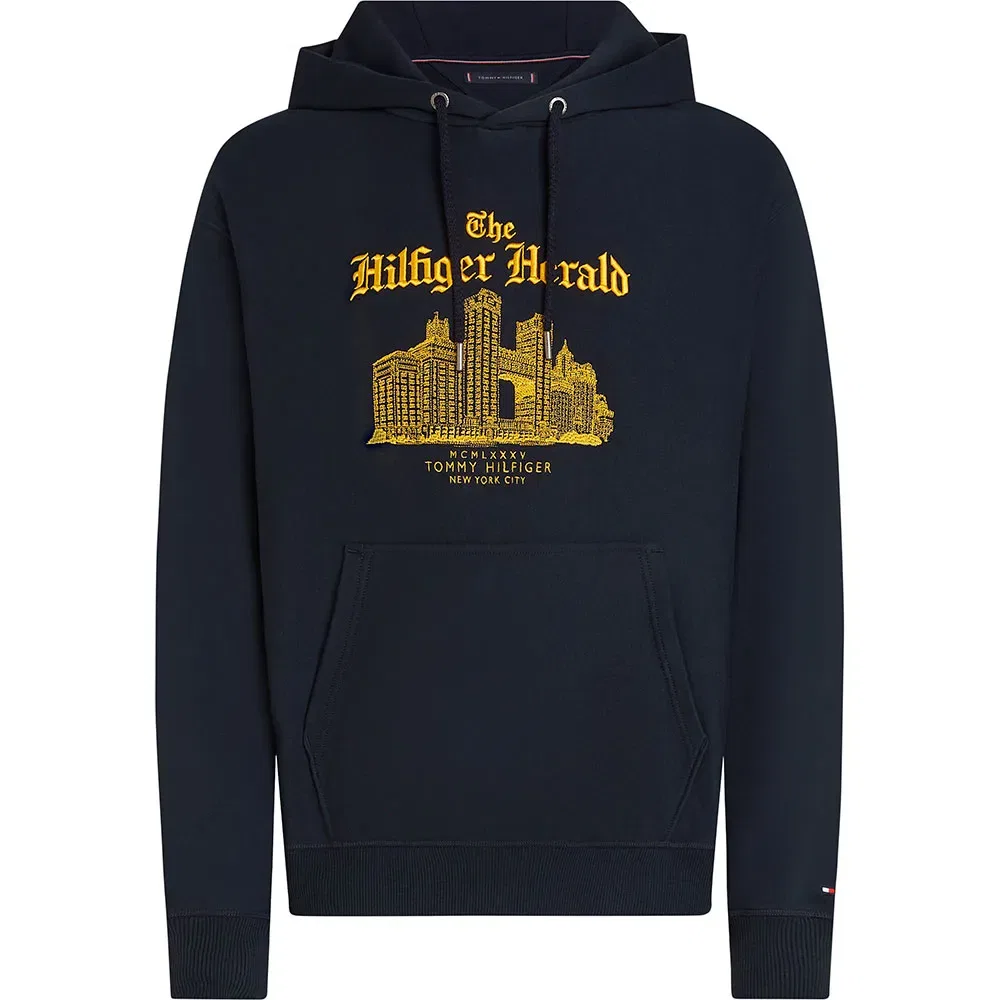 Худи Herald Skyline Tommy Hilfiger, синий — фото 3