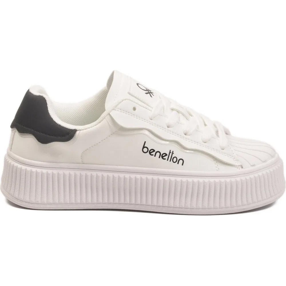 Детские спортивные кроссовки белые на шнуровке BNI-12152 G United Colors Of Benetton