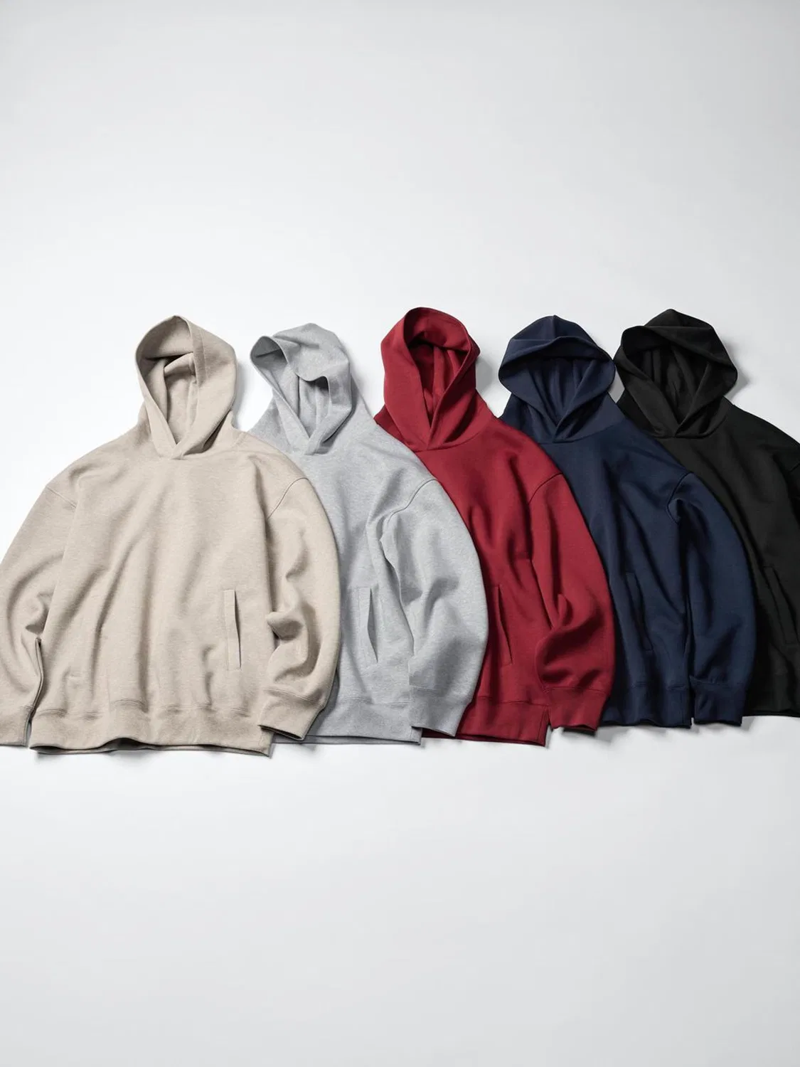 Толстовка свободного кроя с длинным рукавом Uniqlo, темно-серый — фото 4