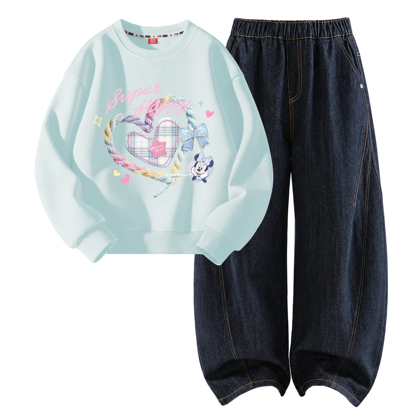 Детский спортивный комплект для мальчиков с принтом Disney, Clearwater Blue/Denim Black Blue