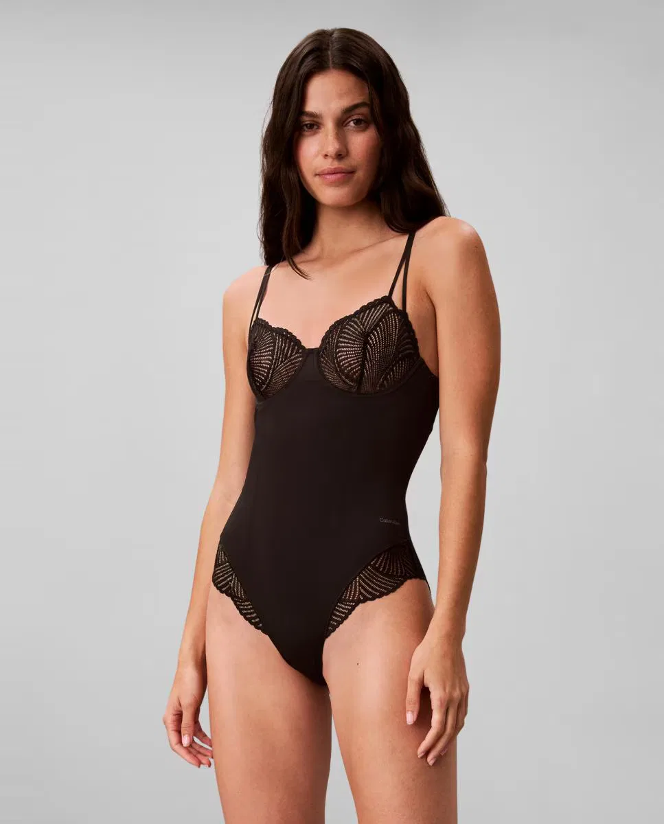Женское боди, Reductor, Calvin Klein, черный