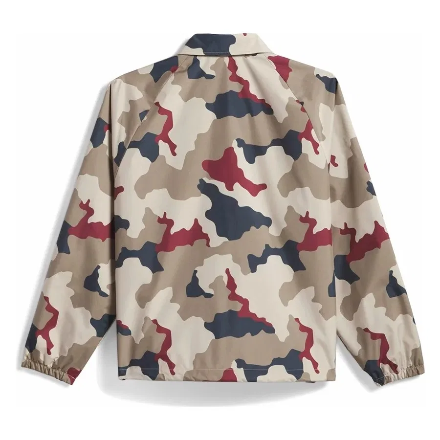 Куртка спортивная свободного кроя с камуфляжным принтом adidas Mont Fsbs Camo Coach KS4346, Разноцветный — фото 3