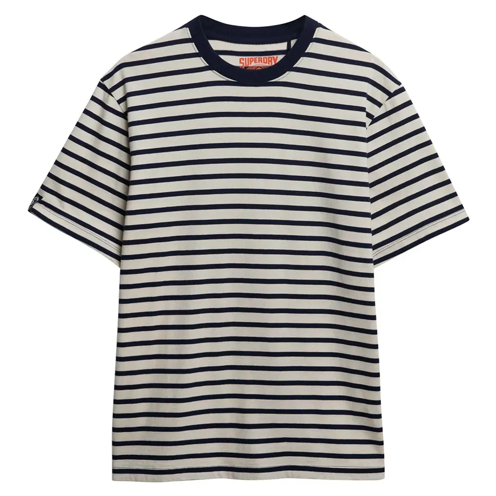 Мужская футболка с полосами Merchant Stripe Superdry, White — фото 3
