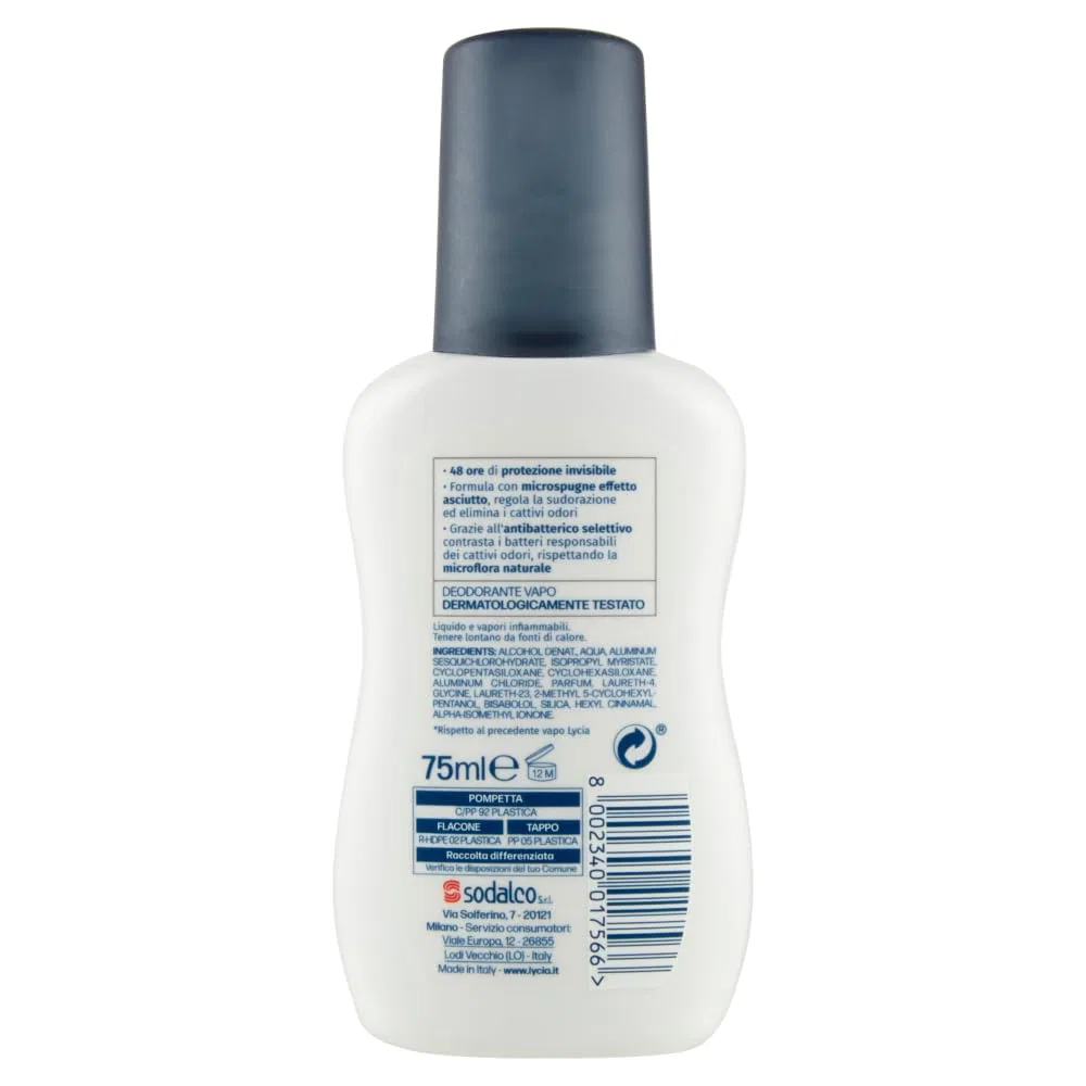 Дезодорант Vapo Invisible Fast Dry, 75 мл, Beni Culinari, 6 шт — фото 3