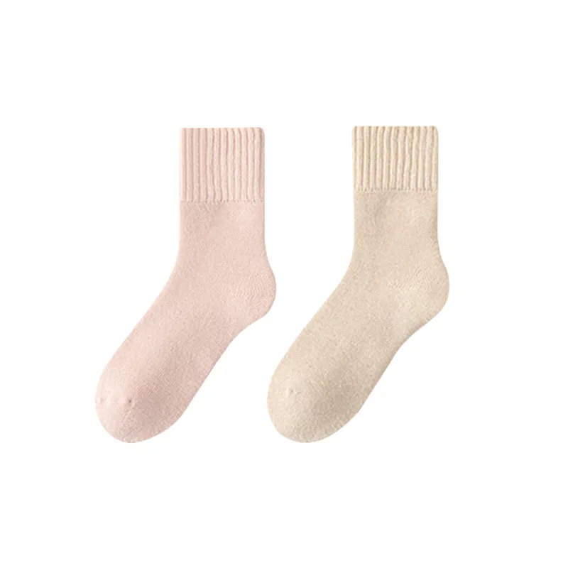 Детские носки с принтом, комплект из 2 пар, Pink Khaki, MIIOW