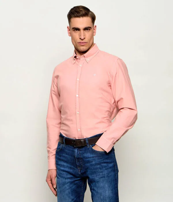 Мужская рубашка с длинным рукавом H-Roan-Bd-E-C1-261 BOSS, Rosa