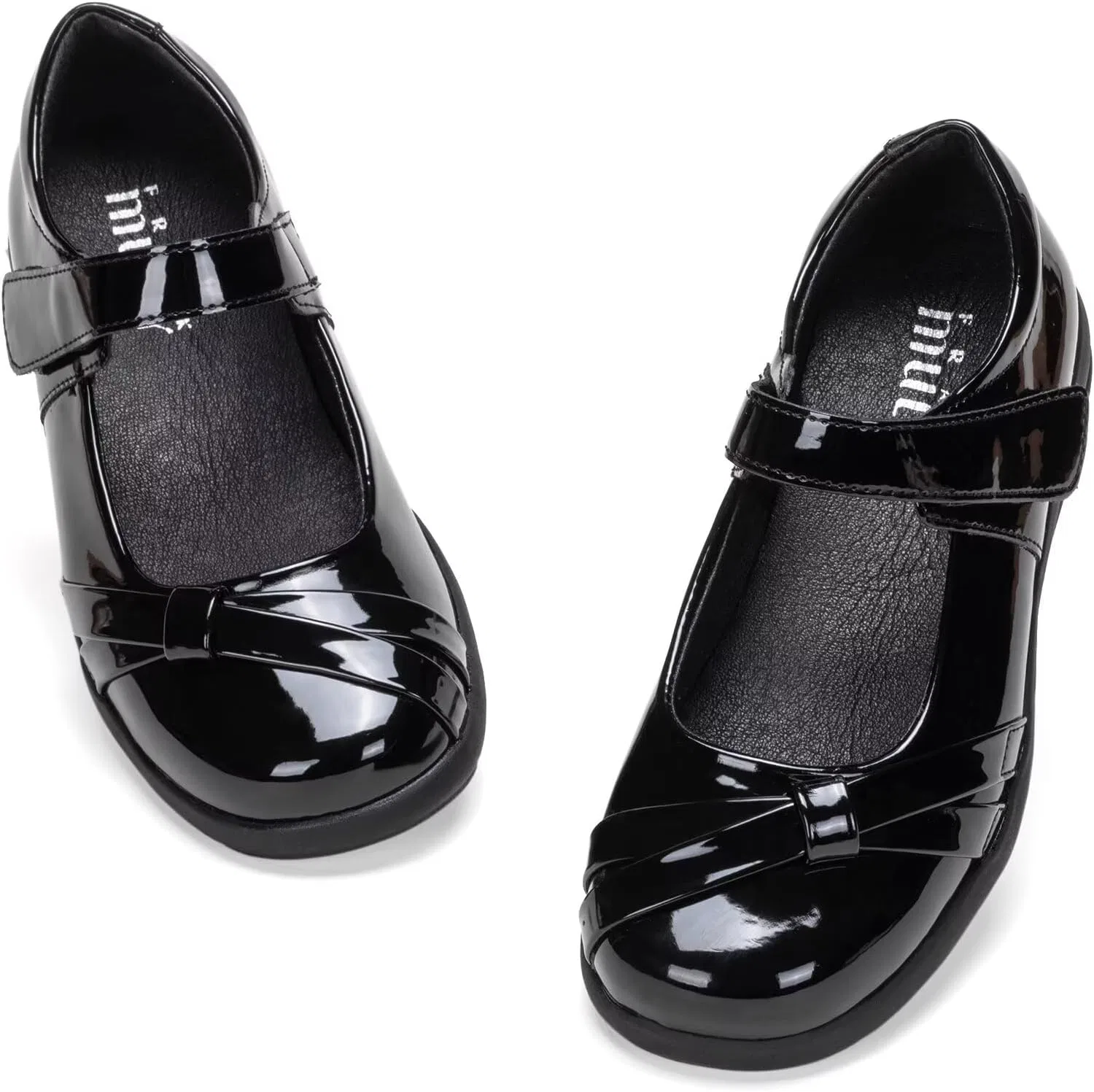 Детские туфли Мэри Джейн для девочек Frank Mully, Black/Knot