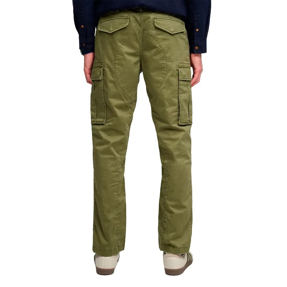 Мужские карго-брюки Superdry Slim Taper, Green — фото 2