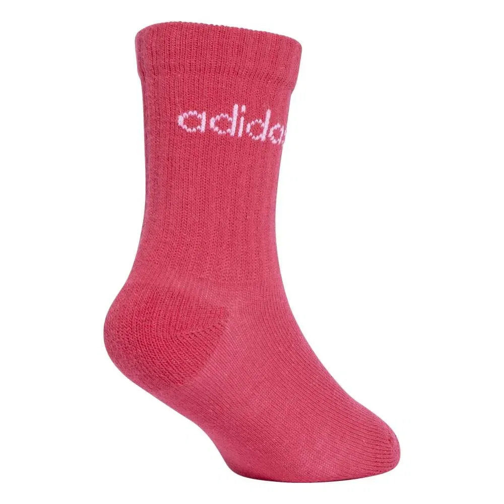 Детские носки с высоким верхом Linear Adidas, Pink — фото 2